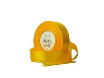 Aliga satenske vrpce 4 kom 12mmx32m ŽUTE | AX12-04