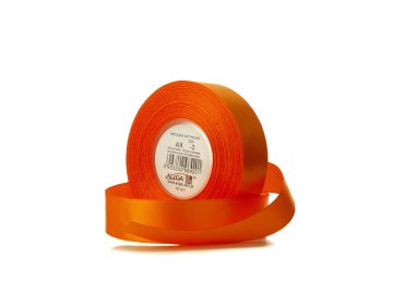 Aliga satenska vrpca 25mmx32m NARANČASTA 4kom | AX25-03