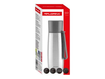 Florina Go vakuumska termosica od nehrđajućeg čelika, kompaktna, mješavina boja, 350 ml