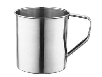 Florina Leo čelična šalica za kampiranje, nelomljiva, 600 ml, 10 cm