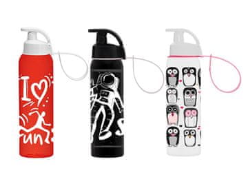 Florina Sport boca za vodu od 500 ml s ručkom, mješavina uzoraka, lagana