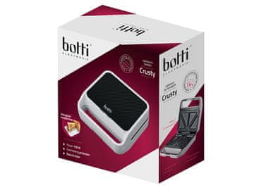 BOTTI Electronic Crusty Carbon aparat za sendviče s neprianjajućim slojem od 750 W