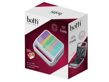 BOTTI Electronic Crusty Popit aparat za sendviče s neprianjajućim slojem od 750 W