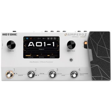 slomart Hotone Ampero II MP-350 - multi-efekt procesor za gitaru, crni/bijeli