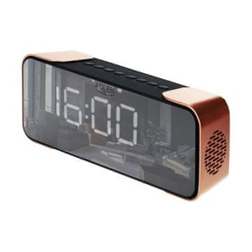 AD ADLER AD 1190 copper Radio budilica, Bluetooth, FM radio, zvučnik, bakar