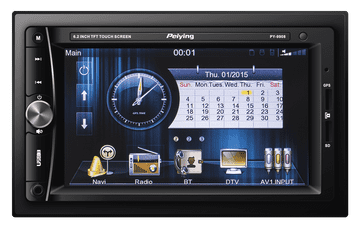 RADIO Peiying Alien PY9908.1 2DIN auto radio zaslon osjetljiv na dodir, GPS i Bluetooth
