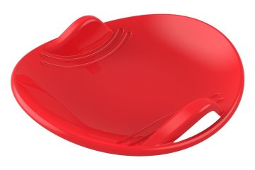 slomart TECHNOK Okrugle plastične sanjke za snijeg, crvena