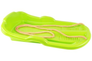 slomart TECHNOK Plastične sanjke s uzicom, zelena