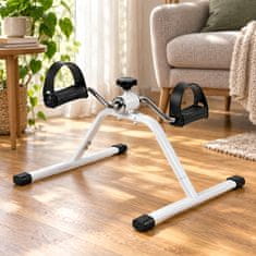 SOLFIT® Mini sobni bicikl s pedalama, kompaktni trenažer za noge i ruke s podesivim otporom | PEDALORA