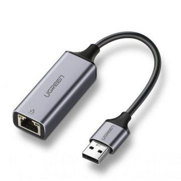 Northix UGREEN USB-A na RJ45 Ethernet adapter - svemirsko siva