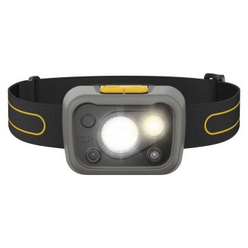 GP Discovery CHW54 LED čeona svjetiljka, 375 lm, rumeno-siva