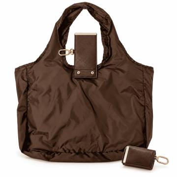 VIVVA® Preklopna torba od PU kože, sklopivi dizajn i metalni detalji | SHIFTBAG