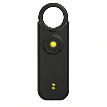 HOME & MARKER® Osobni sigurnosni alarm privjesak za ključeve, sirena 135 dB, LED svjetlo, USB punjenje | ALARMIA