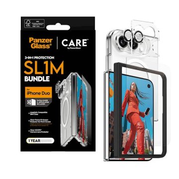 PanzerGlass Care 3-u-1 iPhone Duo zaštitni komplet (CR05838)