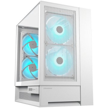 Cougar Kućište za računalo COUGAR OmnyX, ATX, 2X160mm RGB ventilator sprijeda, 2X160mm RGB ventilator straga, bijelo