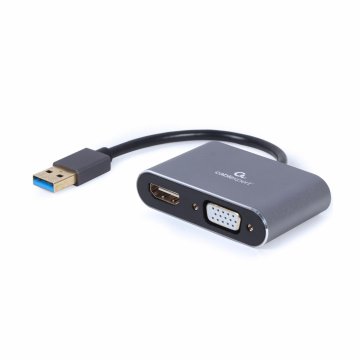 Gembird pretvarač USB 3.0- HDMI VGA A-USB3-HDMIVGA-01