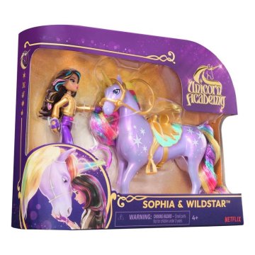 UNICORN ACADEMY Akademija za jednoroge figure Sophia i Wildstar 11 cm