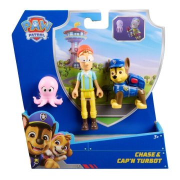 Paw Patrol Psići u ophodnji figura Chase i Kapetan Turbot