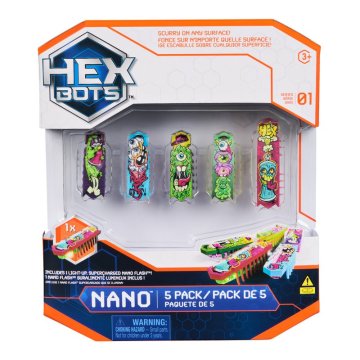 Hex-Bots Nano komplet 5 minijaturnih robotskih bubica