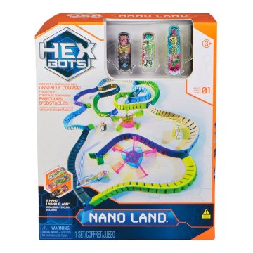 Hex-Bots Nano Land set od 3 minijaturnih robotskih kukaca i njihovog igrališta