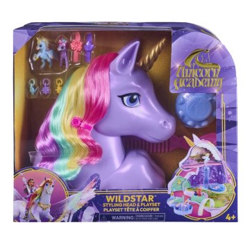 UNICORN ACADEMY Akademija za jednoroge češljiva glava proširiva u igraći set