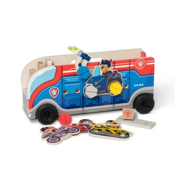 Melissa & Doug Drvene sklopivi spasilački vozilo Psići u ophodnji