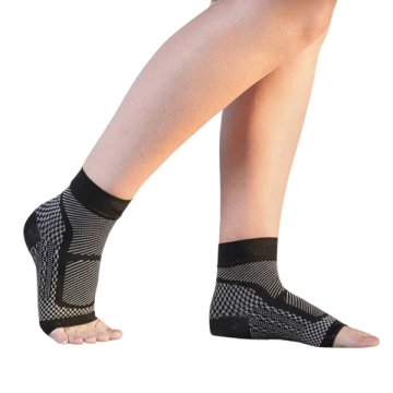 FRILLA® Kompresijski steznici za gležnjeve za sport i oporavak, prozračni i potporni | STEPSLICK