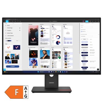 Lenovo ThinkVision T32UD-40 32" (81,28cm) 4K IPS DP/HDMI/USB-C/LAN monitor 64B0GAT1EU