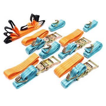Wiltec Set 4x trake za vezivanje za auto 3.5m - remen