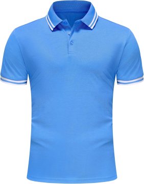 Nikcorp Muška Polo Majica Sportska Brzosušeća Prozračna Plava M 20% pamuk 80% poliester Pique tkanina otporna na gužvanje za golf tenis padel casual i posao