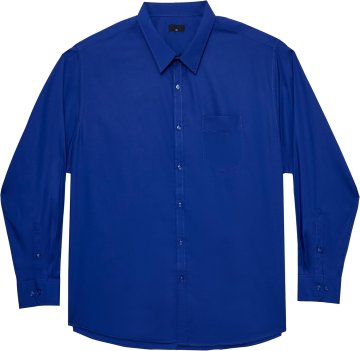 Nikcorp Muška poslovna košulja dugi rukav Long Fit Business Casual Button-Down plava 5XL prozračna trajna udobna elegantna za formalne sastanke i uredski rad