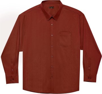 Nikcorp Muška Poslovna Košulja Business Casual Elegantna Prozračna Dugi Rukav Button-down 4XL Crvena Visoke i Snažne Osobe Udobni Kroj