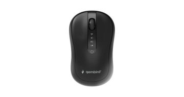 Gembird MUSW2-4B-01 Dual-mode bežični miš (Bluetooth + 2.4G, tihe tipke, crni)