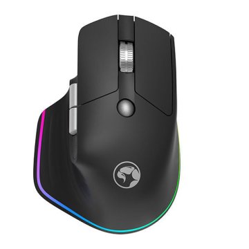 Marvo Scorpion G803 WH bežični gaming ergonomski miš (4000 DPI, punjiva baterija, za dešnjake, crni)