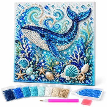 Vixson DIY kreativni komplet za izradu 3D slike Oceanski biser s ukrasnim perlama i priborom | OCEALUX Kit