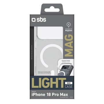 SBS Lagana maskica za iPhone 17 Pro Max/18 Pro Max, prozirna (TELIGMAGIP1869T)