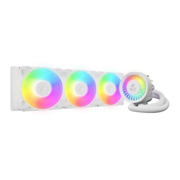 Arctic Cooling Liquid Freezer III Pro 360 A-RGB White vodeno hlađenje za CPU (120 mm, 600-3000 RPM, RGB, PWM) (ACFRE00188A)