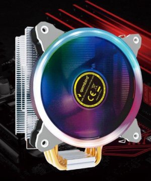 Gembird Huracan ARGB X130 CPU hladnjak (120 mm, 800-1600 RPM, PWM, zračni toranjski hladnjak s RGB osvjetljenjem) (CPU-HURACAN-ARGB-X130)