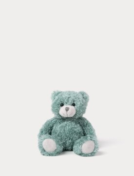 TEDDYKOMPANIET Plišana igračka medvjedić Colour Cubs s izvezenim nosom, zelena, 20 cm