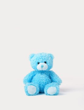 TEDDYKOMPANIET TK Colour Cubs plišani medvjedić s izvezenim nosom, 20 cm, plavi