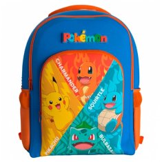 Northix Prilagodljivi ruksak Pokemon Starters 43 cm