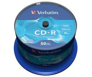Verbatim CD-R medij 700 MB 52x (43351), 50 kom