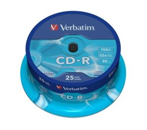 Verbatim CD-R medij 700 MB 52x (43432), 25 na osi
