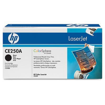 HP toner Color LaserJet CE250A, crni