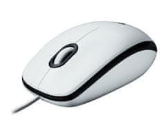 Logitech miš M100, bijela
