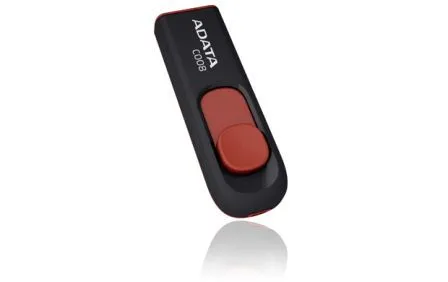 AData USB ključ C008 64 GB, crni/crveni