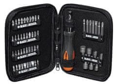 Black+Decker A7104 56-dijelni set bit nastavaka s račnom