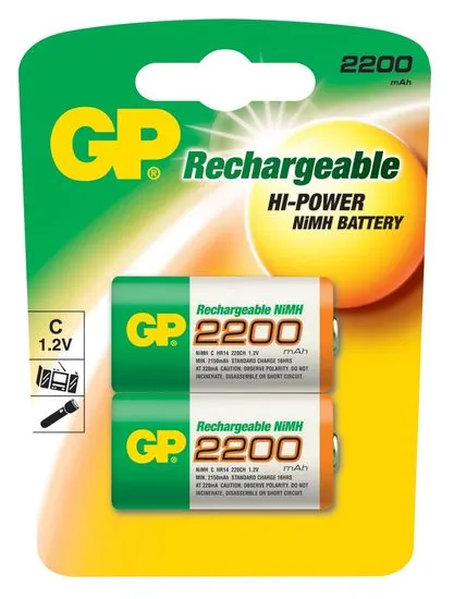 GP punjiva baterija NIMH-C-2200mAh