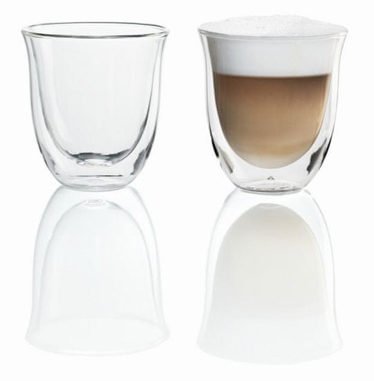 De'Longhi set od dvije šalice za Cappuccino, staklene