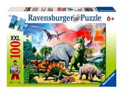 Ravensburger Slagalica Među dinosaurima, 100 dijelova